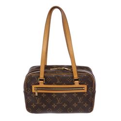 Louis Vuitton Monogram Canvas Leather Cite MM Shoulder Bag