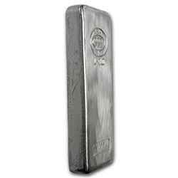 Genuine 1 kilo 0.999 Fine Silver Bar - Asahi Refining