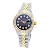 Rolex Pre-owned 26mm Womens Custom Brown Vignette Two Tone - REF-530X2K