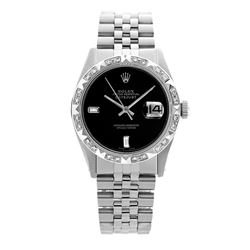 Rolex Pre-owned 36mm Mens Black Dial Stainless Steel - REF-580R3M