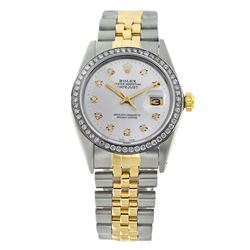 Rolex Pre-owned 36mm Mens White Two Tone - REF-610K4X