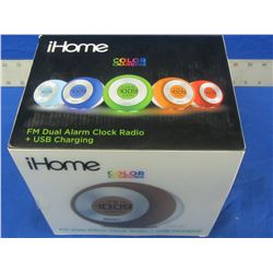 i-Home color changing alarm clock