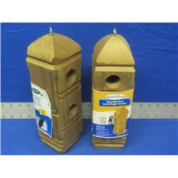 2 Woodpecker suet feeders