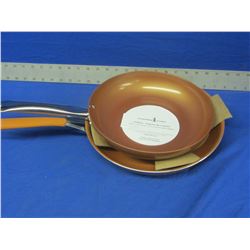 2 Copper Chef frying pans
