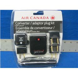 Air Canada converter/adaptor plug kit