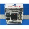 Image 1 : Air Canada converter/adaptor plug kit