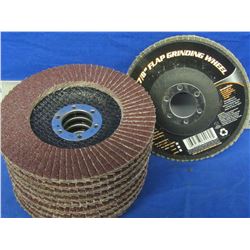 lot of 10 flap disks 4 1/2"