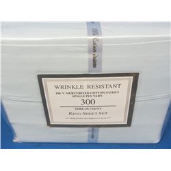 King 100% cotton sheet set