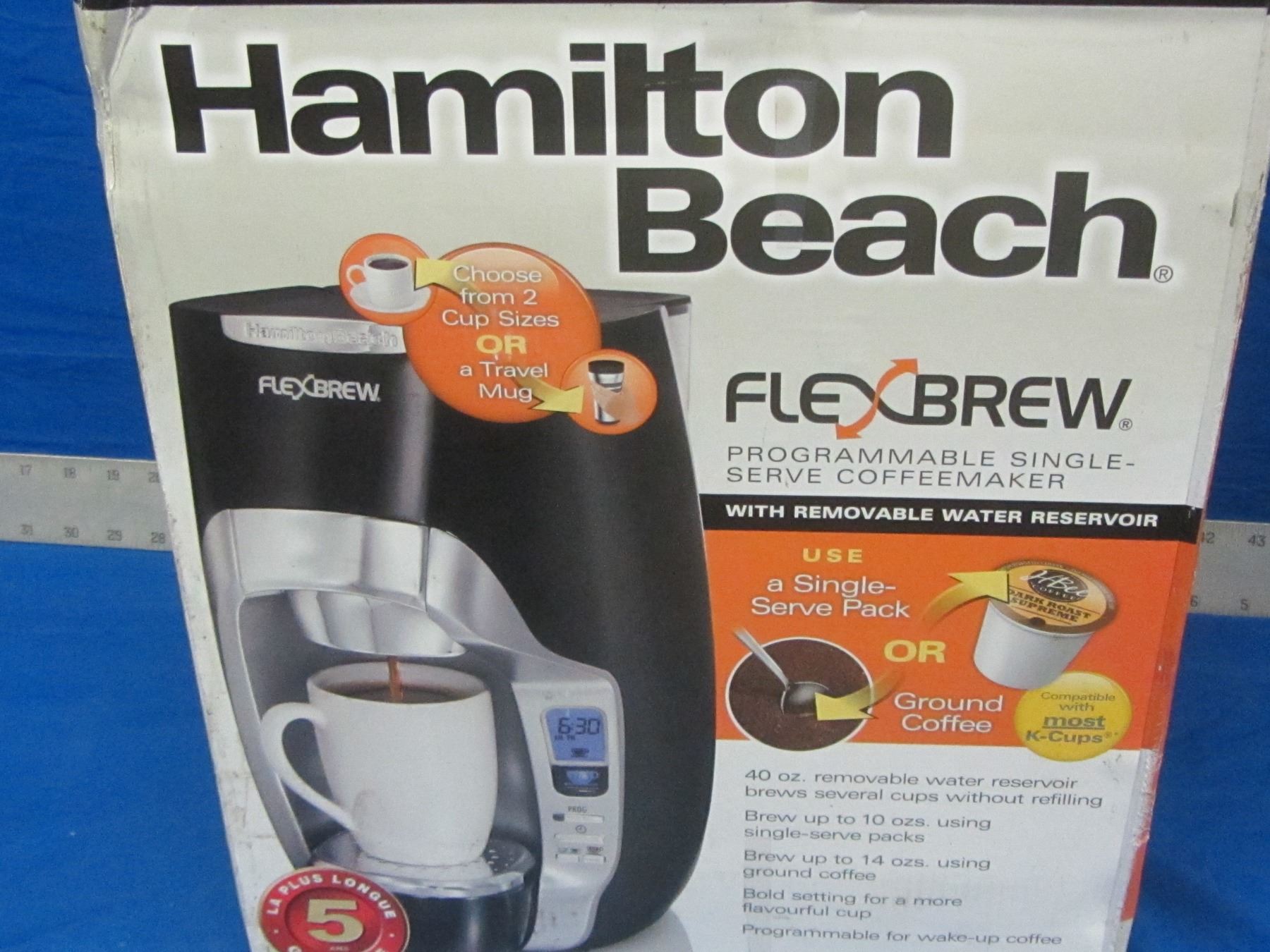Hamilton beach flex brew single cup coffee maker