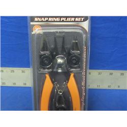 4 piece Snap ring plier set