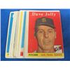 Image 1 : lot of 10 baseball cards  1958