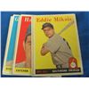 Image 1 : lot of 10 baseball cards 1958