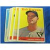 Image 1 : lot of 10 baseball cards 1958
