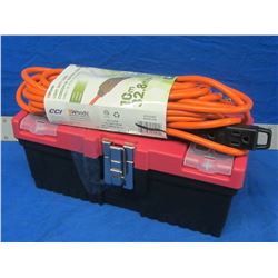 Toolbox and 32ft outdoor electrical cord