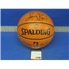 Image 1 : Larry Bird Hand Signed NBA game ball with C.O.A from P.S.A