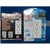 Image 1 : Lot of 2 wall surge protectors / swivel mount/ 6 way side mount