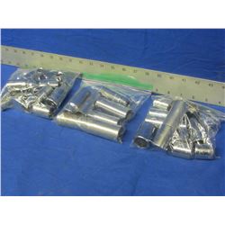 3 full bags of Large sockets / 1/2" drive and some 3/8