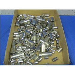 Very large amount of sockets 1/4 - 3/8 and 1/2" drive
