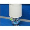 Image 1 : Pom Pom filled kids table lamp