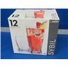Image 1 : 12 piece beverage set / 6 tall / 6 short