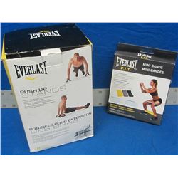 Everlast push up stands & Everlast mini bands