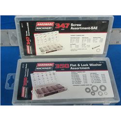 697 piece total screw and washer assortments