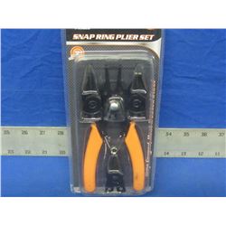 New 4 piece snap ring plier set