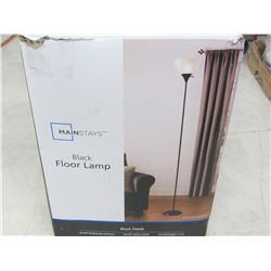 Black floor lamp 71" high