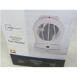 Oscillating Electric Heater/Fan