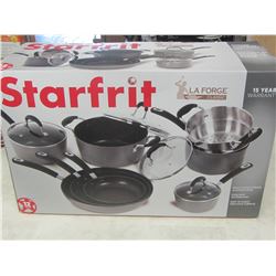 New 12 piece Starfrit La forge Classic pot and pan set