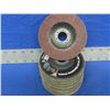Image 1 : Lot of 10 Flap Grinding disks 4 1/2"