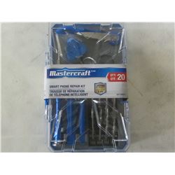 Smart phone Mastercraft repair kit 20 piece