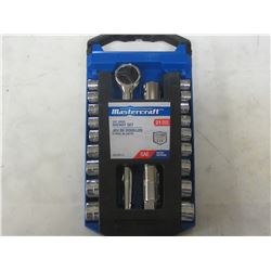 Mastercraft 3/8 drive Socket set 21 piece