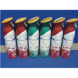 lot of 6 Febreez Air Effects / 2 pine and 4 cranberry