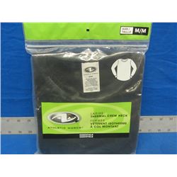 New Women's Athletic Works thermal crew neck size Med