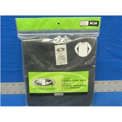 New Women's Athletic Works thermal crew neck size Med