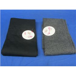 2 New Girls Fleece lined Leggings size 10/12