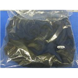 Rags + Couture open front shawl size large / black