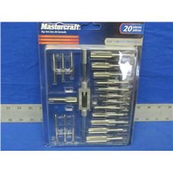 New MasterCraft 20 piece Tap & Die set SAE / Metric