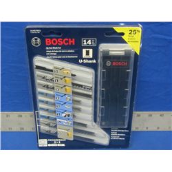 New Bosch 14 piece Jig Saw blade set with storage case