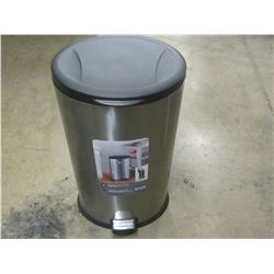 New Stainless 30 litre garbage can with soft close lid