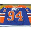 Image 1 : Hand Signed Ryan Smith # 94 Oilers Jersy with J.S.A & Universal C.O.A'S