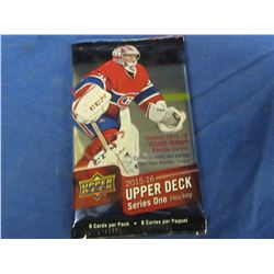 Factory Sealed 2015/16 Upper Deck Young Guns Hockey Cards