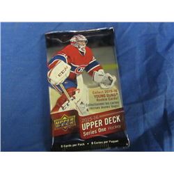 Factory Sealed 2015/16 Upper Deck Young Guns Hockey Cards