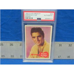 1956 Elvis Presley # 46 collector card with P.S.A coa authentic