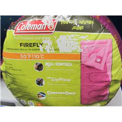 Coleman Youth Sleeping bag / pink