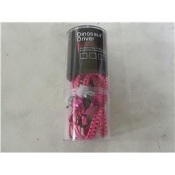 New Dinosaur Driver Zippered headphones