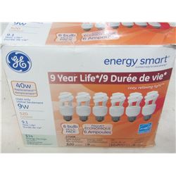 Pack of 6 New GE bulbs