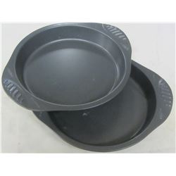 2 New Wilton 22.9 x 3.81 cm non stick pie pans