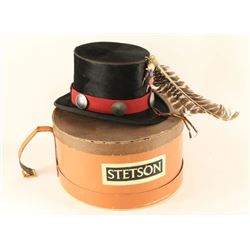 Antique Beaver Felt Top Hat